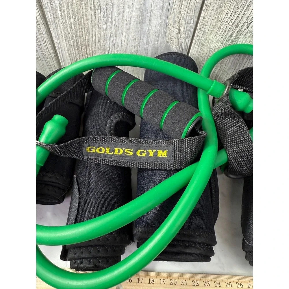 Rareform California Duffel Bag Silver Gold's Gym Resistance Band Crux Jump Rope